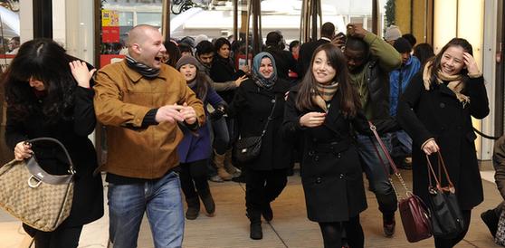 Boxing day sales in London