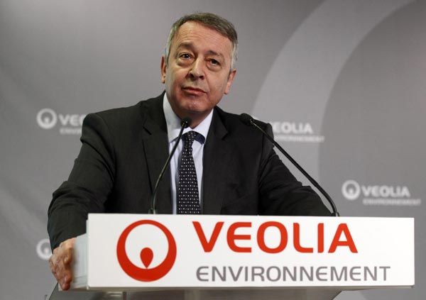 Veolia hopes to clean up in China to offset dropping profit