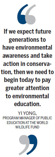Experts: Give children a greener education