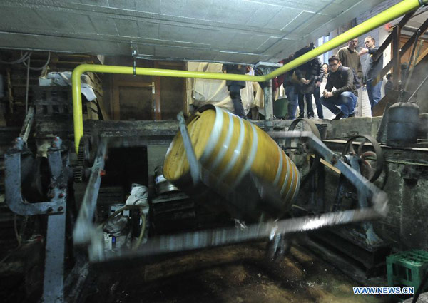 Traditional beer brewer Cantillon in Belgium