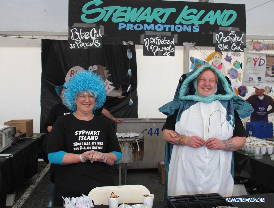 Oysters draw thousands to Bluff, New Zealand