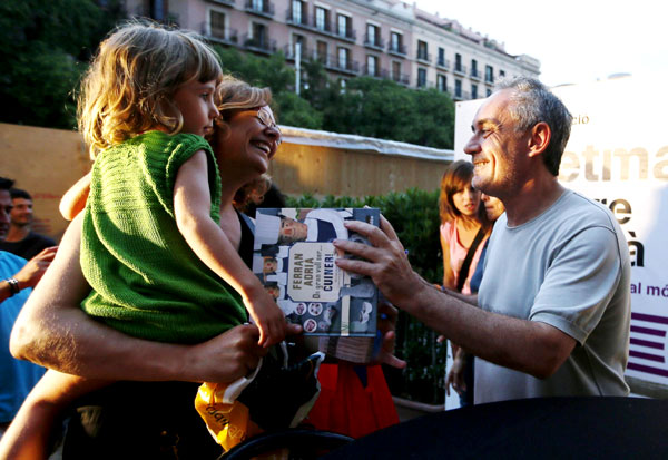 Chef Ferran Adria shows up during the Catalan book week