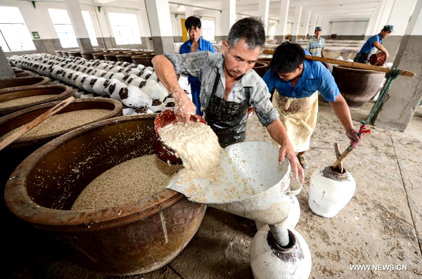 The making of Shaoxing wine