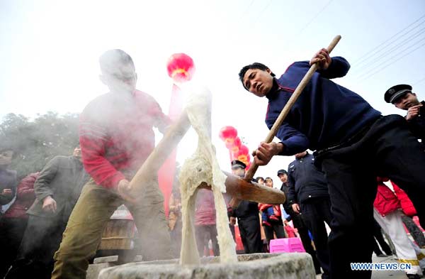 Traditional 'Ciba' for Spring Festival