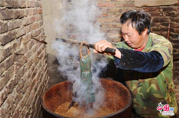 Traditional tea-seed oil mill in SE China