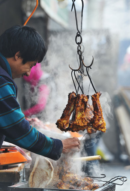 Street food in Xinjiang