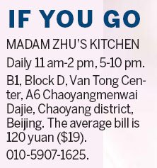 Madam Zhu's Kitchen teases taste buds with unique dishes