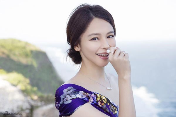 Wedding photos of Taiwan actress Vivian Hsu