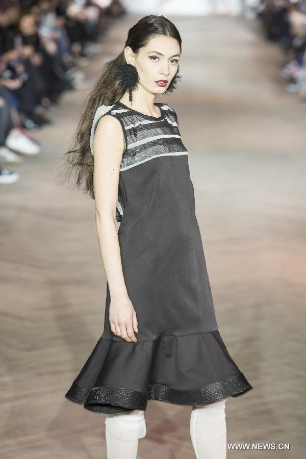 Models present creations during Tbilisi Fashion Week