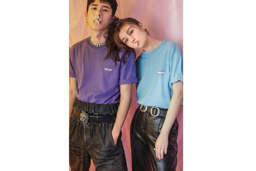 Liu Haoran and Chun Xia pose for fashion magazine