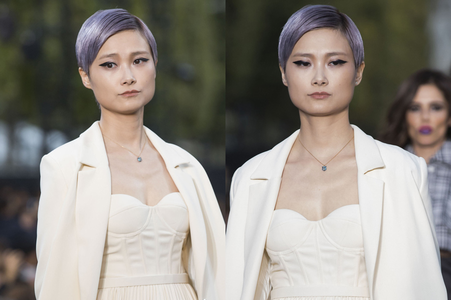 Li Yuchun shines at L'Oréal fashion show in Paris