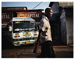 Art on wheels: the colorful buses of Suriname