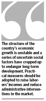 Urbanization, income gulf may put nation in economic peril