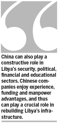 Libya needs China to rebuild