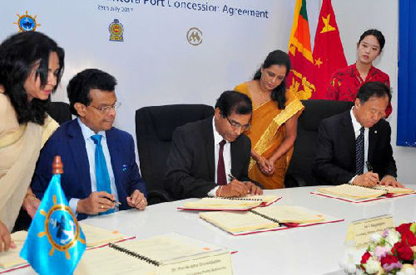 Hambantota Port deal opens up a new era for China- Sri Lanka cooperation