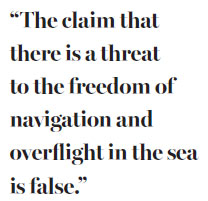 Stop meddling in the South China Sea