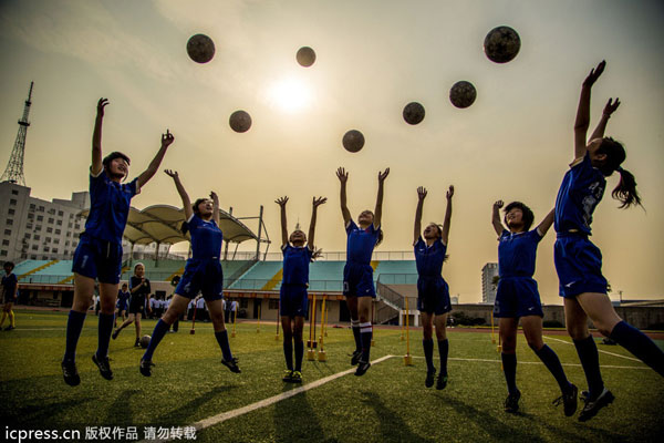 Soccer can be girls' sport