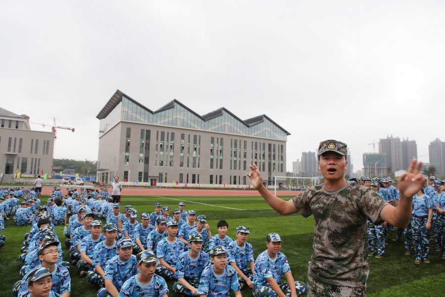 Students face new term and military training