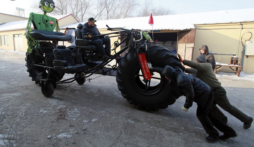 Magnificent men in their Chinese machines