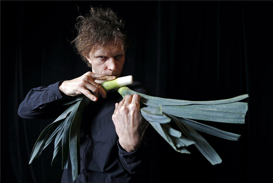 Vienna orchestra makes music with vegetables