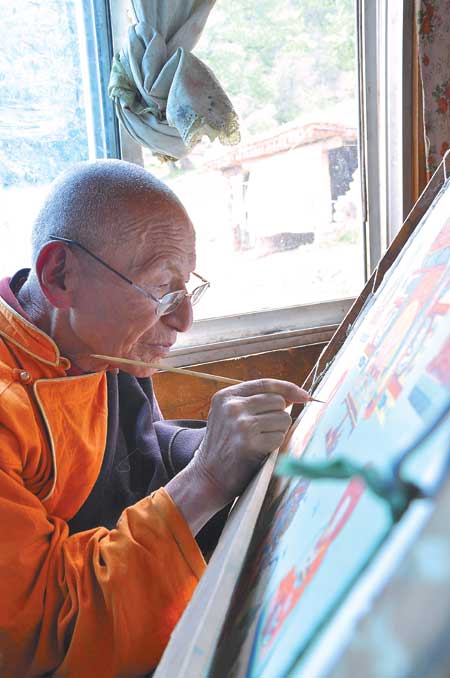 In Tibet, a community of art