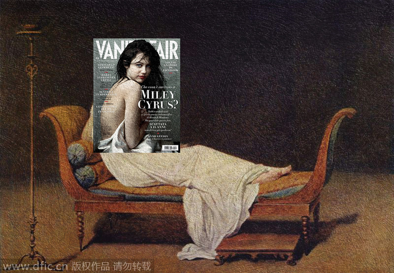 When celebrities fit into classical art