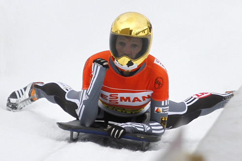 Women athletes compete at Skeleton World Cup