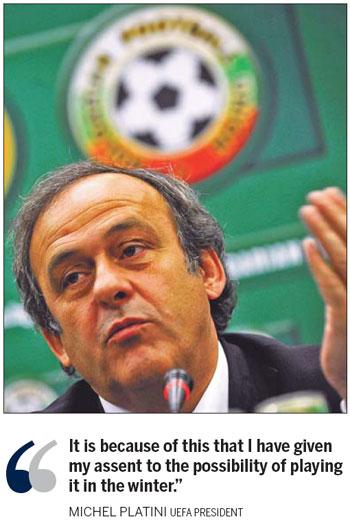Winter World Cup would pose no problem: Platini