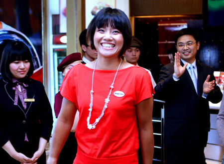 Li Na meets Chinese media after return