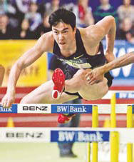 Podium finishes boost star hurdler's growing confidence