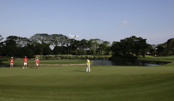 Teeing off at HSBC Women's Champions tournament