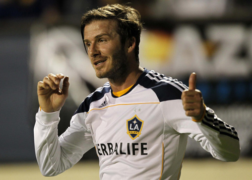 Beckham returns to Galaxy in losing effort