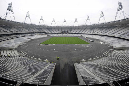 Work on London's Olympic Stadium completed