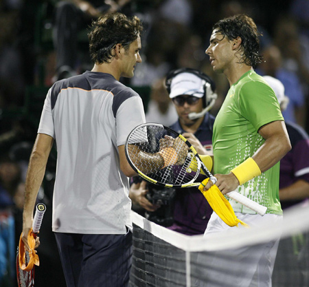 Nadal crushes Federer to reach Miami final