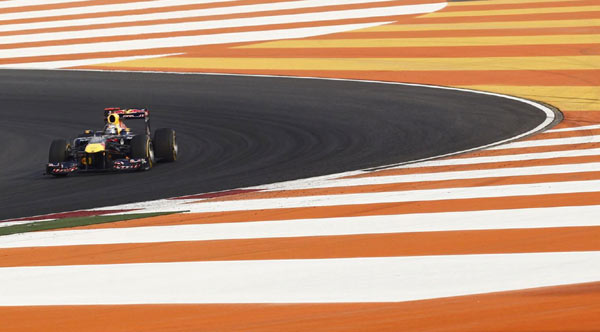 Red Bull's unstoppable double world champion Sebastian Vettel ran away with the inaugural Indian Formula One Grand Prix on Sunday for his 11th victory in 17 races this season. Vettel cruises to victory in India