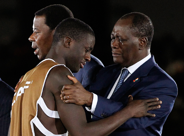 Didier Drogba's ghosts returned to haunt him as Zambia won the African Nations Cup for the first time after beating Cote d'Ivoire 8-7 in a drama-filled penalty shootout following a 0-0 draw on Sunday. Zambia wins first African Cup after penalty shootout