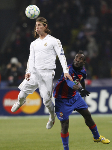 CSKA Moscow equalized from the last kick of the match when Pontus Wernbloom scrambled the ball into the net, giving the Russian club a 1-1 draw against Real Madrid in the last-16 match of the Champions League. CSKA rescues late draw over Real Madrid