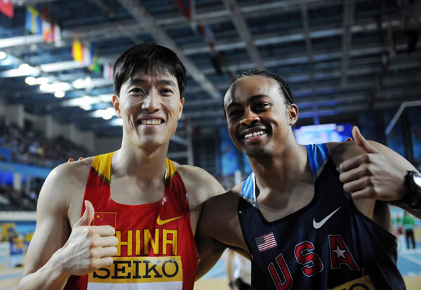 2012 World indoors: American Merritt stuns Liu Xiang