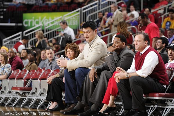 Yao back in old stomping grounds