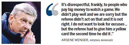 Wenger fury at 'disrespectful' Wigan