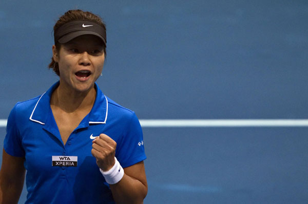 Li Na advances in Madrid Open