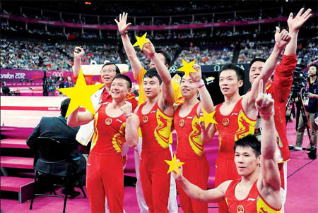 China wins; Brits steal bronze, show