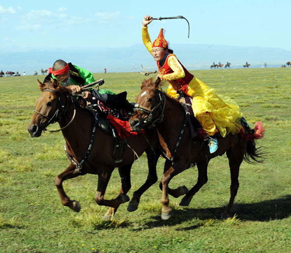 Ethnic groups celebrate sporting festivals