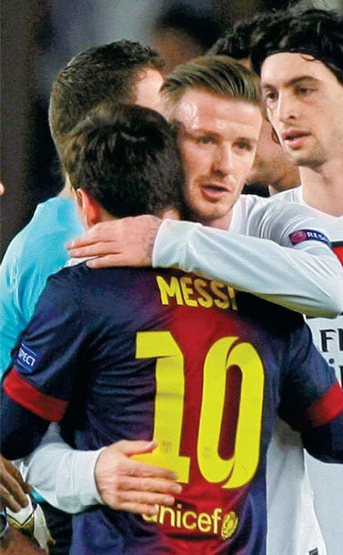 Barcelona hails sub Messi