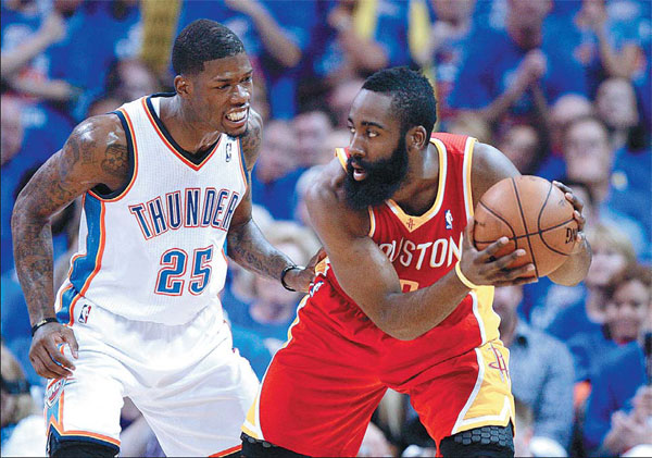 Harden powers past illness