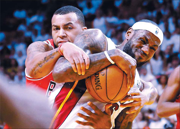 Bulls and Heat series even as tensions begin to rise