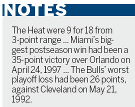 Bulls and Heat series even as tensions begin to rise