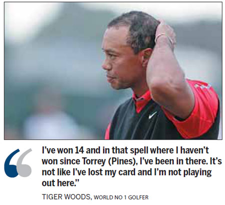 Tiger still in the Woods as early challenge fizzles out