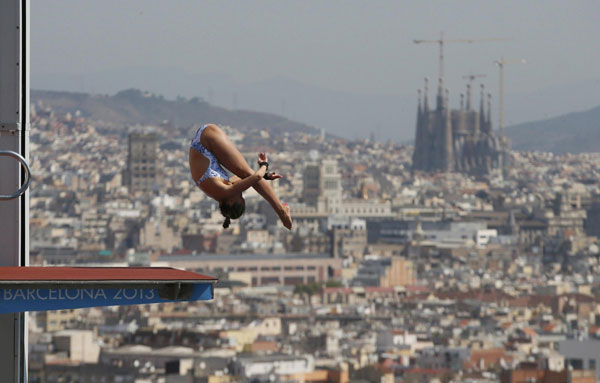 Chen on top again in women’s platform diving at worlds