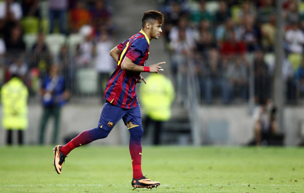 Neymar denied victory on Barcelona debut